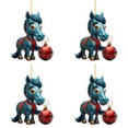 thumbnail image 1 of Navideña 2D Caballo Pisando Regalo Acrílico 8 Cm (A), 1 of 4