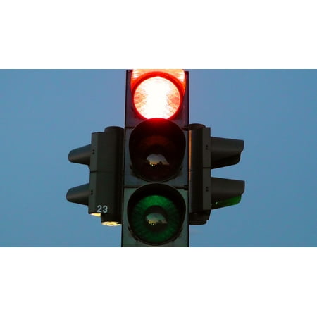 - Framed Art For Your Wall Street Sign Traffic Lights Red Stop Road Sign 10x13 Frame