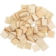 thumbnail image 1 of 100 piezas de bloques de madera para pintar, cuadrados sin terminar, para armar., 1 of 8