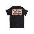 thumbnail image 1 of Camiseta gráfica divertida "Inspector de tetas certificado" de Local Warehouse - 100 % algodón. Camiseta holgada de manga corta con estampado vintage desgastado. Lavable a máquina. Camisa informal par, 1 of 6