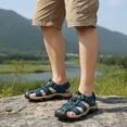 thumbnail image 6 of Ecetana Men's Sport Sandals Outdoor Hiking Sandals Athletic Walking Casual Water Shoes, 6 of 6