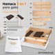 thumbnail image 5 of Hamaca para Gatos con Escaleras de Yute | Repisas para Gatos Grandes | Muebles para Gatos de Pared | Gimnasio para Gatos Interior Seguro y Decorativo, 5 of 8