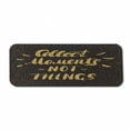 thumbnail image 1 of Saying Computer Mouse Pad, Collect Moments Not Things Modern Philosophical Approach, Rectangle Non-Slip Rubber Mousepad Large, 31" x 12" Gaming Size, Seal Brown Mustard, by Ambesonne, 1 of 2