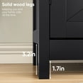 thumbnail image 4 of Dining Room Sideboard Cabinet With Adjustable Shelf And Drawer, Black Style Accent Drawer In, 4 of 4