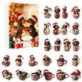 thumbnail image 2 of Christmas Countdown Calendar 2025 Acrylic Advent Calendar with Panda Design for Home Decoration and Family or Friend Gift Box, 2 of 5
