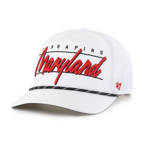 Men's '47 White Maryland Terrapins Condor Hitch brrr- Adjustable Hat