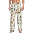 thumbnail image 2 of Goofa Dogs Funny Pets Printed Soft Pajama Pants for Men, Wide Leg Comfy Casual Lounge Yoga Pants-XX-Large, 2 of 9