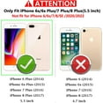thumbnail image 2 of for iPhone 8 Plus Case,iPhone 7 Plus Case,iPhone 6 Plus Case,with Slide Camera Cover+ HD Screen Protector,Rotated Ring Kickstand Military Grade Shockproof Protective Cover-Green, 2 of 6