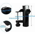 thumbnail image 2 of Umbrella Clamp Stand Holder Outdoor Heavy Duty Umbrella Mount Clip Black, 2 of 6