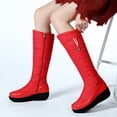 thumbnail image 6 of Oversized Warm Winter Cotton Boots Down Boots Thick Soled Boots Side Zipper High Boots Women's Boots, 6 of 8