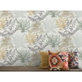 thumbnail image 4 of White Fern Botanical Leaves Wallpaper R8386, 4 of 4