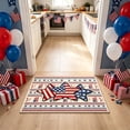 thumbnail image 1 of Deeceymbur Patriotic Independence Day Carpet Flag Rug Bathroom Mat Coffee Table Mat Entrance Door Mat Polyester Non-Slip, 1 of 6