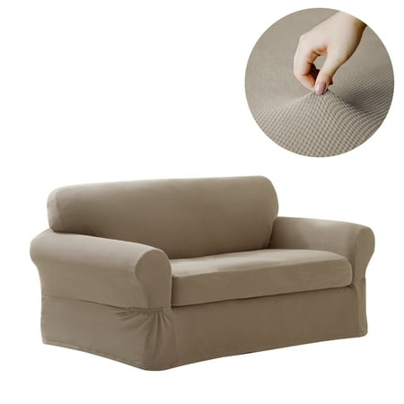 Maytex Pixel Stretch Furniture Cover Slipcover Loveseat 2 Piece