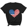 thumbnail image 2 of Cmfcve Men's Summer Graphic Tees Round Neck Stretchy Cotton T-Shirt Versatile Short Sleeve Patriotic Shirts, 2 of 5