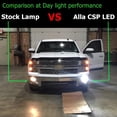 thumbnail image 3 of Alla Lighting Xtremely Super Bright H10 9145 LED Fog Light Bulbs High Power CSP SMD 9140 9155 H10 9145 LED Bulbs 12V LED 9145 H10 Fog Light Bulbs Replacement for Cars, Trucks, 6000K Xenon White, 3 of 9