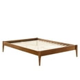 thumbnail image 3 of Modway June Twin Wood Platform Bed Frame in Walnut, 3 of 7