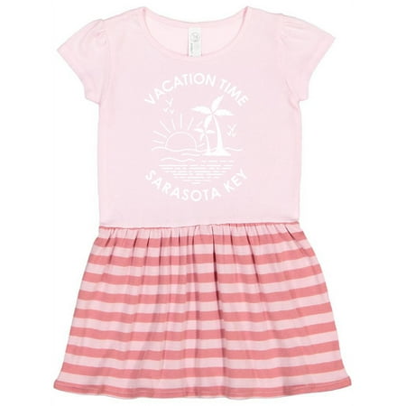 

Inktastic Vacation Time in Sarasota Key Gift Toddler Girl Dress