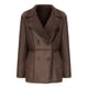 thumbnail image 2 of Chaquetas y abrigos casuales de manga larga sin capucha para mujer, chaqueta de gamuza con solapa y bolsillo informal con botones, sudaderas de manga larga, abrigos casuales para mujer, 2 of 8