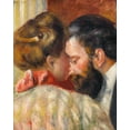 thumbnail image 2 of Renoir, Pierre-Auguste 26x32 Black Ornate Wood Framed with Double Matting Museum Art Print Titled - Confidence, 2 of 4