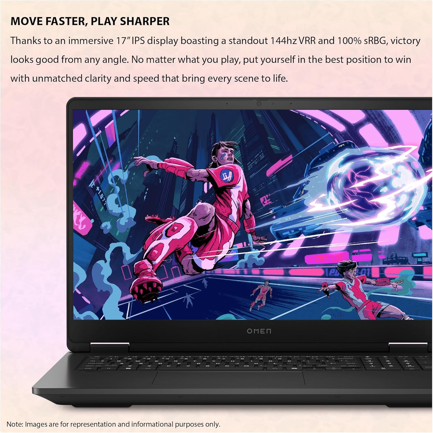 HP OMEN 17 Gaming Laptop, AMD Ryzen AI 9-365, 64 GB DDR5 RAM, 2 TB PCIe SSD, 17.3" FHD (1920x1080) 144 Hz Display, Nvidia G-Force RTX 5070 Graphics, 1-zone Backlit Keyboard, W11 Home, Shadow Black