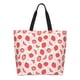 thumbnail image 1 of Balery Strawberry Bolsa Tote Estilo Estético con Cremalleras, Bolsa de Hombro, Bolsa de Compras Grande y Plegable, 1 of 8