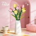 thumbnail image 2 of chanbrick Tulips Bouquet Building Set Compatible with Lego Flowers Home Decor Gift for Adults Women Girls 186 Pcs, 2 of 7