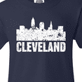 thumbnail image 4 of Inktastic Cleveland Skyline Grunge Youth T-Shirt, 4 of 5