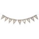 thumbnail image 2 of Candy Bar Heart Banner Hessian Pennant Triangle Burlap Banner Triangle Flags for Party Decoration, 2 of 3