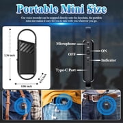 64GB Digital Voice Recorder with Playback - 750 Hours Voice Activated Recorder Digital Audio Recorder with MP3 Music Player - Small Recording Device Portable Mini Tape Recorder for Lectures Meetings