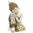thumbnail image 2 of Northlight Resting Mosaic Buddha Outdoor Ceramic Garden Statue - 17", 2 of 7