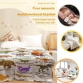 thumbnail image 4 of Yibo Cute Blanket Flannel Soft and Comfortable Anti-static Bed Sofa Blanket, 4 of 8