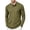 Army Green,#028, variant on Men's Waffle T-Shirts Short Sleeve Casual Stylish Button Henley Shirt Summer Slim Fit Basic Pullover Tee Shirts,L