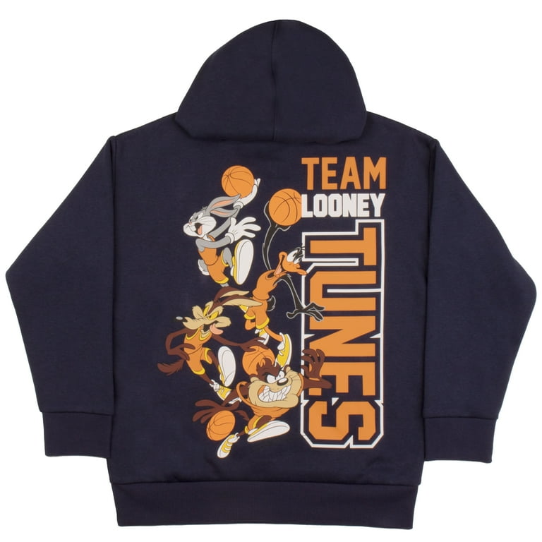 Warner Bros Looney Tunes Boys Pullover Hoodie Team Looney Tunes