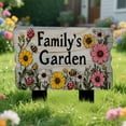 thumbnail image 2 of HengDidi Wooden Personalized Welcome Sign Door Number Ground Stake for Home Garden Outdoor Yard Decor Lawn Flower Bed Insertion Decoration Customizable Plaque House Marker, 2 of 3