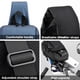 thumbnail image 3 of Bolso de pecho diagonal para hombre - Mochila pequeña de tela de nailon antirrobo impermeable y recargable por USB, 3 of 5