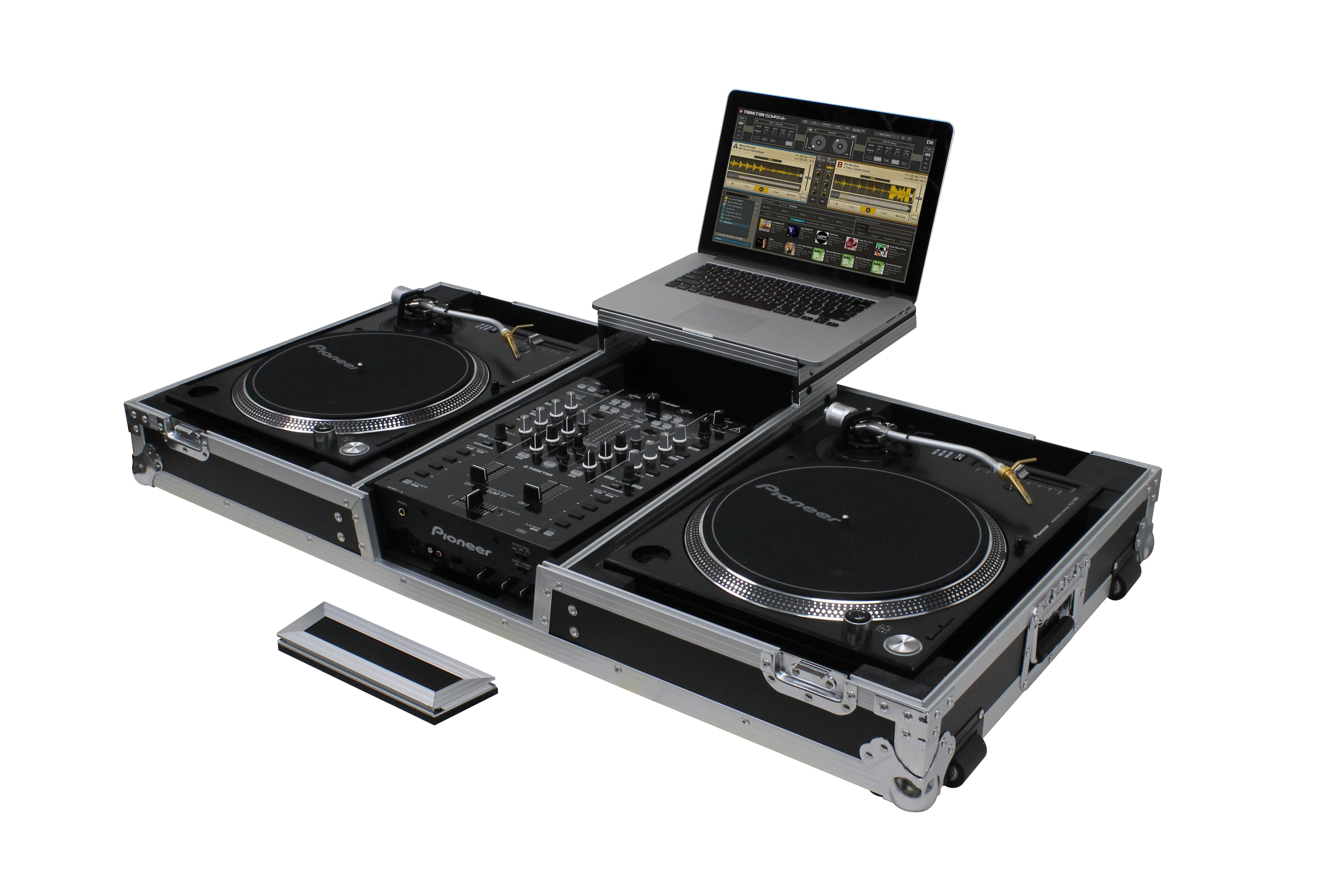 Odyssey FZ12CDJWXD2BL Coffin Flight Case For 12 Format DJ