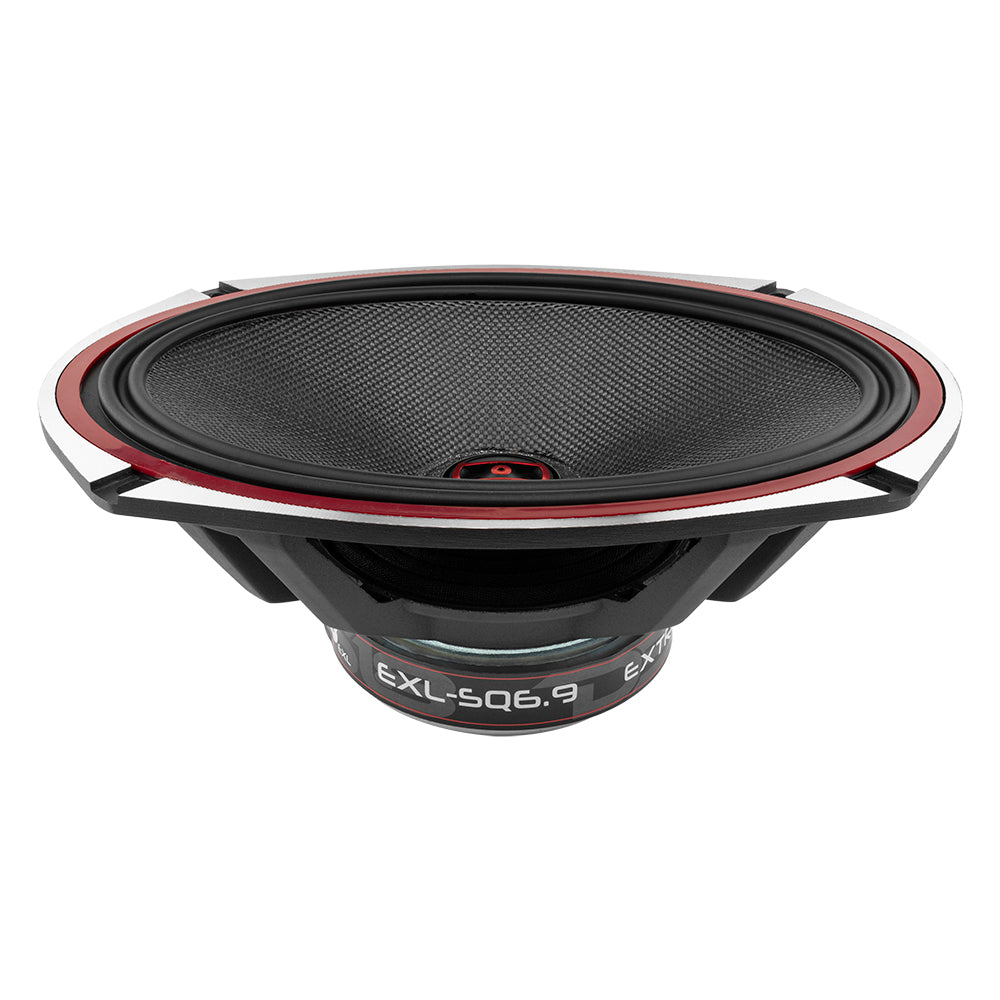 DS18 EXL-SQ6.9 560 W Max 6" x 9" 2-Way 3-Ohm Stereo Car Audio Coaxial Speakers - image 5 of 7