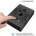 thumbnail image 3 of 3.5mm Audio Switcher, 2 Input 1 Output/1 Input 2 Output Audio Splitter Switcher, Audio Switcher Box, 3 of 5