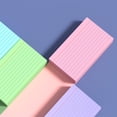 thumbnail image 4 of Scheam 4 Pack Colored Flash Cards,3x5 Inch Ruled Index Cards,Lined Index Note Cards,200g Thick Memo Notes,Memory Card Paper,for Home Office 4 Colors 200 Count, 4 of 7