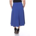 thumbnail image 4 of White Mark Jupe Midi Évasée Tasmin pour Femmes, 4 of 6