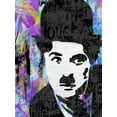 thumbnail image 4 of Stephen Chambers 19x24 Black Modern Wood Framed Wall Art Titled - Charlie Chaplin 9, 4 of 6