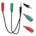 thumbnail image 2 of 1 Adaptateur Audio en 2, Adaptateur Audio de Haute Qualité pour Ordinateur, 2 of 8