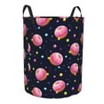 thumbnail image 2 of Kll Cartoon Donut Planets Waterproof Foldable Laundry Hamper Bucket With Handles For Storage Bin,Kids Room,Home Organizer (Small), 2 of 8