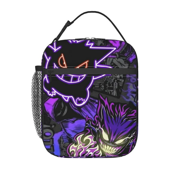 Gengar Lunchbox Reusable Insulated Lunch Bag For Work,Picnic,School,Travel,Hiking All Season Use