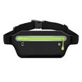 thumbnail image 1 of Riñonera deportiva delgada para correr, fitness, entrenamiento, cinturón ajustable, compatible con teléfonos, para corredores, mujeres y hombres., 1 of 5