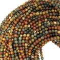 thumbnail image 4 of K-KED Natural Multicolor Picasso Jasper Round Beads 15" Strand 6mm 8mm 10mm 12mm-8 mm, 4 of 6