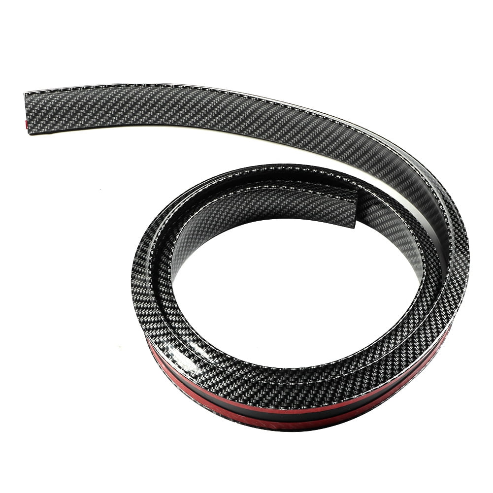 Roof Spoiler Car Tail Spoiler 1.5m/4.9ft Carbon Fiber Style Universal Car Rear Roof Spoiler Wing