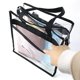 thumbnail image 4 of Bolsos De Hombro De Cuerpo Cruzado De Pvc Transparente Bolso De Compras Transparente Con 2 Correas De Hombro De Moda Ajustables Y Bolsillo Con Cremallera Vogacara AP008097-03, 4 of 6