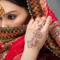 thumbnail image 4 of Kit de tatuaje temporal XMASIR, pegatinas impermeables con henna, 4 of 6