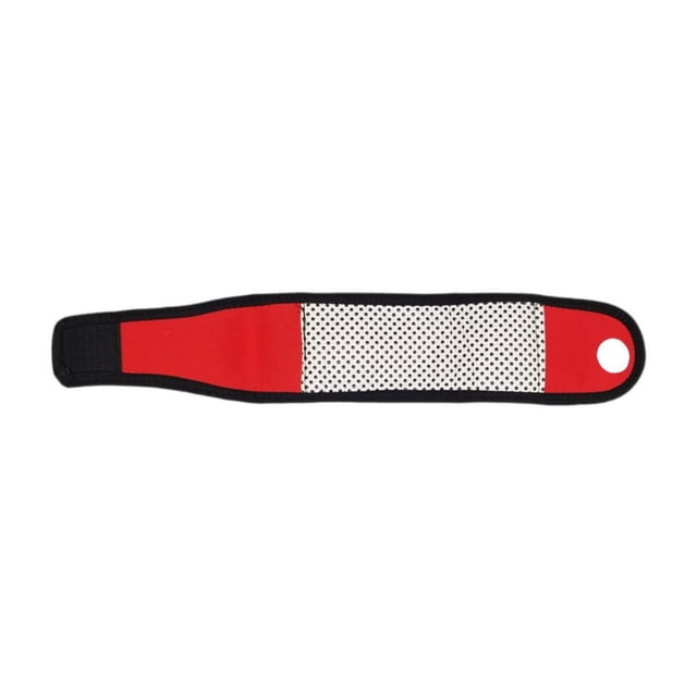 Muñequera con soporte para muñeca, muñequera Flexible, correa de compresión para carpiano, muñequera para levantamiento de pesas en ambas manos negro rojo